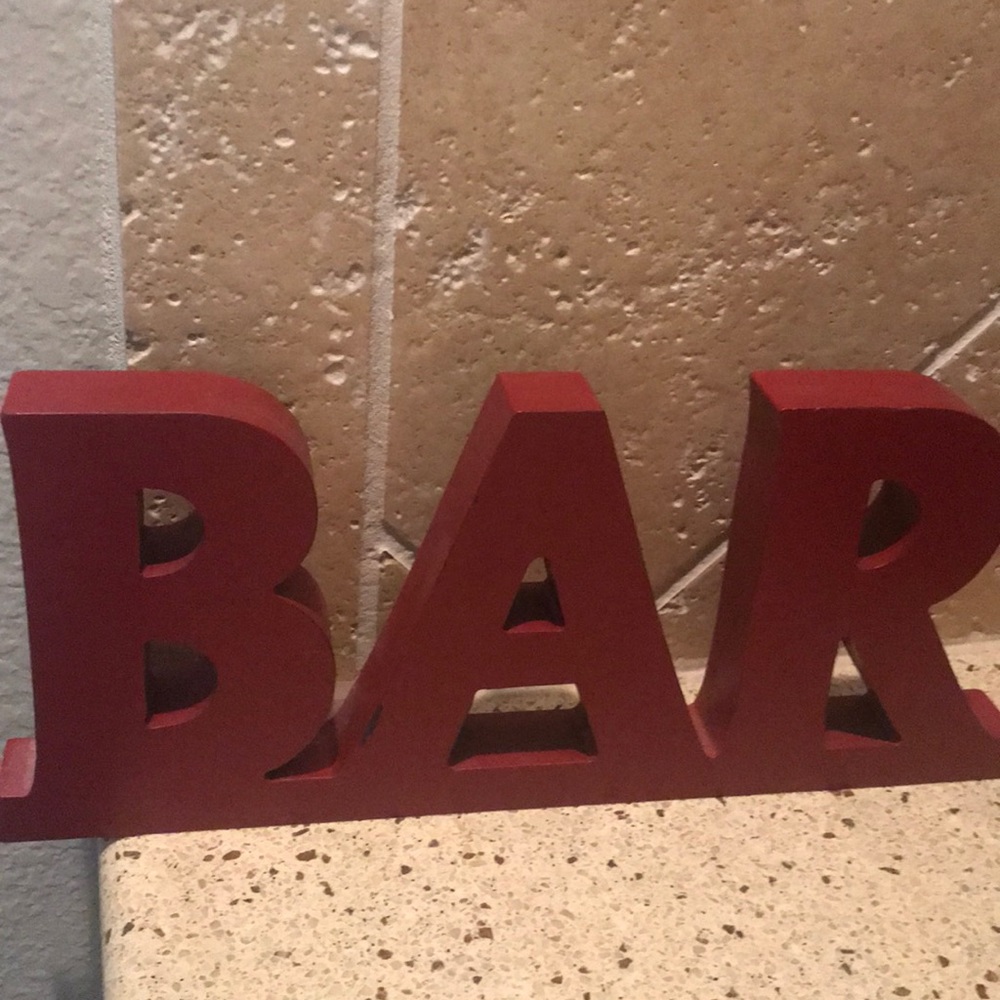 BAR sign